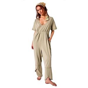 Free People Olive Jumpsuit